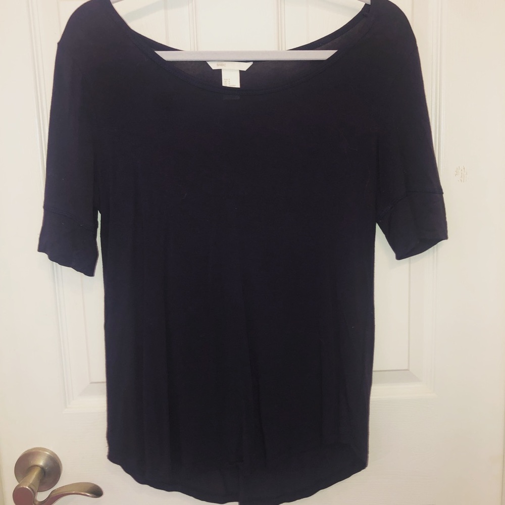 H&M navy blue top